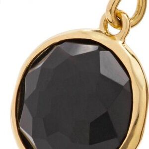 Beautiful Ippolita EUC large black Onyx and solid  18k yellow gold lollipop